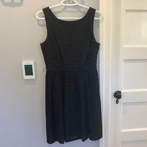 Trina Trunk Black Eyelet dress